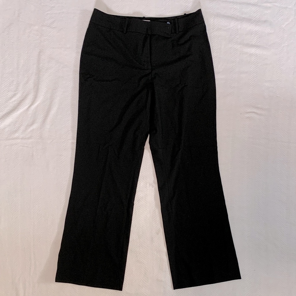 Curvy fit Calvin Klein black pants